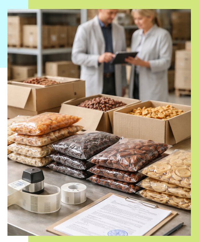 Сертификация сухофруктов в Елабуге от 12154 р. | Алешин-Лбг под ключ