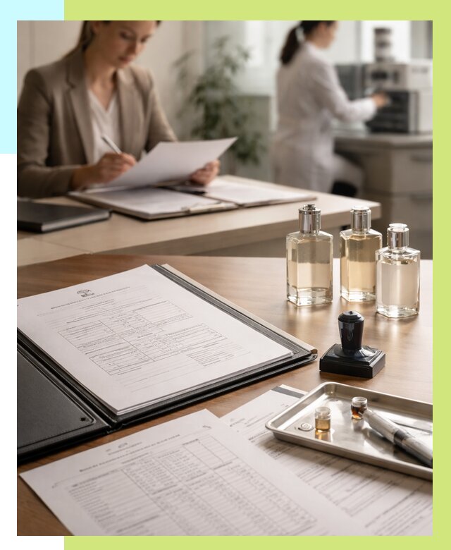 Сертификация парфюмерии в Елабуге от 15192 р. | Алешин-Лбг