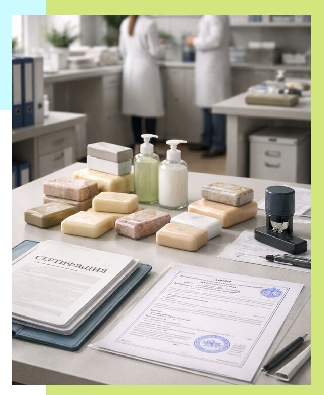 Сертификация мыла и сертификат на мыло в Елабуге от 12154 | Алешин-Лбг