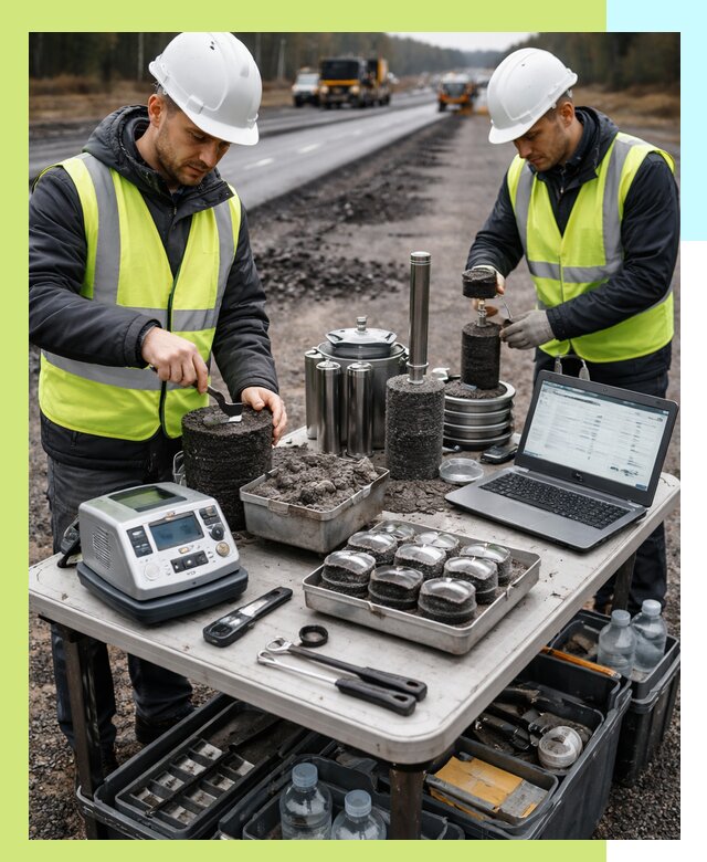 Сертификация асфальта: испытания и подтверждение в Елабуге