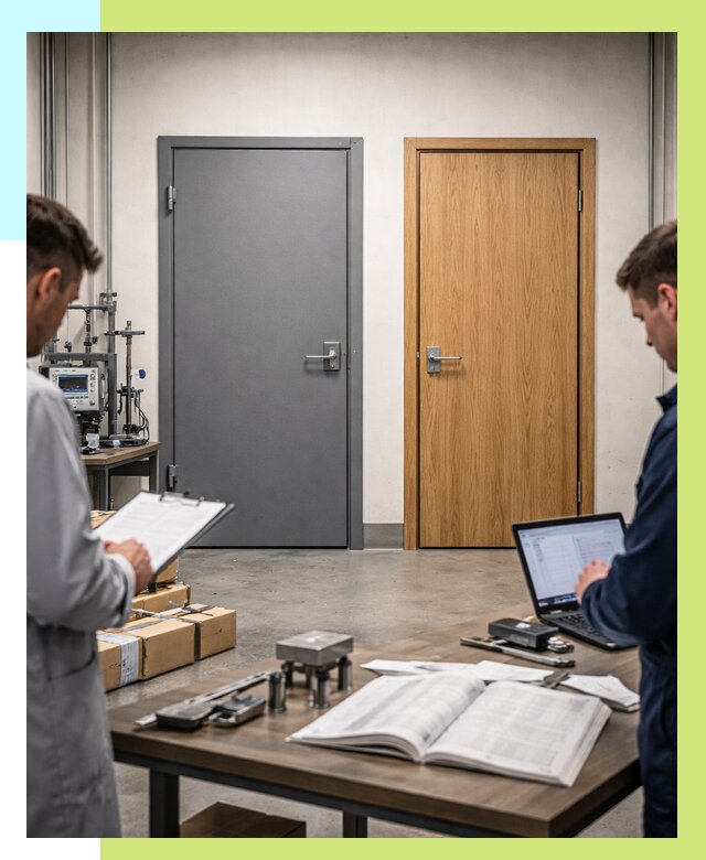 Сертификация дверей в Елабуге от 8102 р. под ключ | Алешин-Лбг