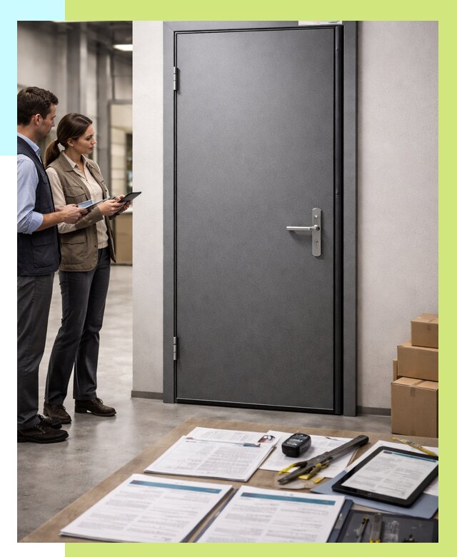 Сертификация противопожарных дверей в Елабуге от 9115 р. | Алешин-Лбг