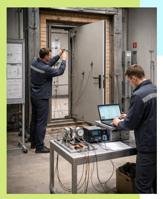 Сертификация противопожарных дверей в Елабуге по ГОСТ и ТР