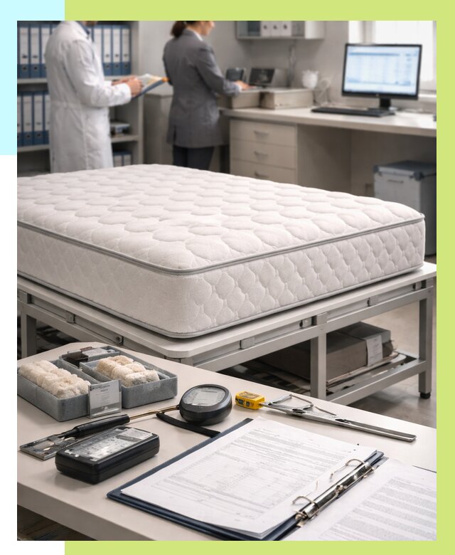 Сертификация матрасов в Елабуге от 8609 р. | Алешин-Лбг