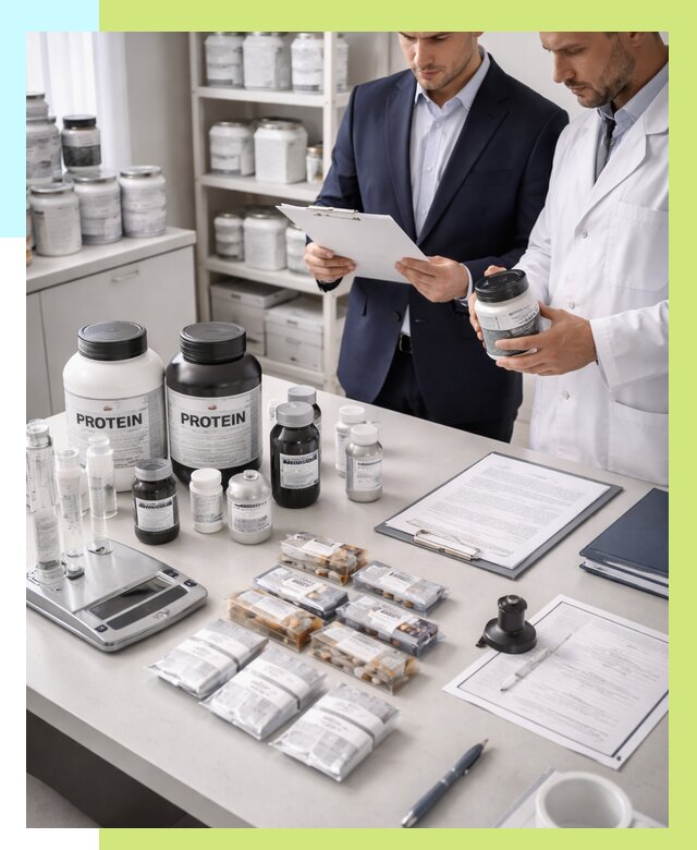 Сертификация спортивного питания в Елабуге от 15192 р., Алешин-Лбг