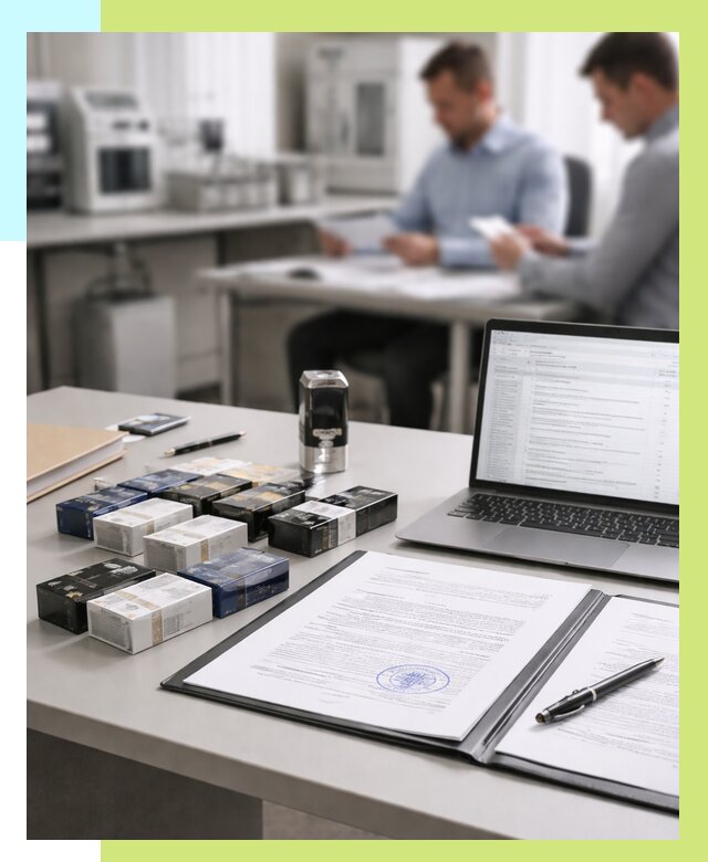 Сертификация сигарет под ключ в Елабуге от 45576 р. | Алешин-Лбг