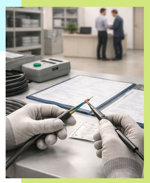 Сертификация провода в Елабуге от 18230 р. в Алешин-Лбг