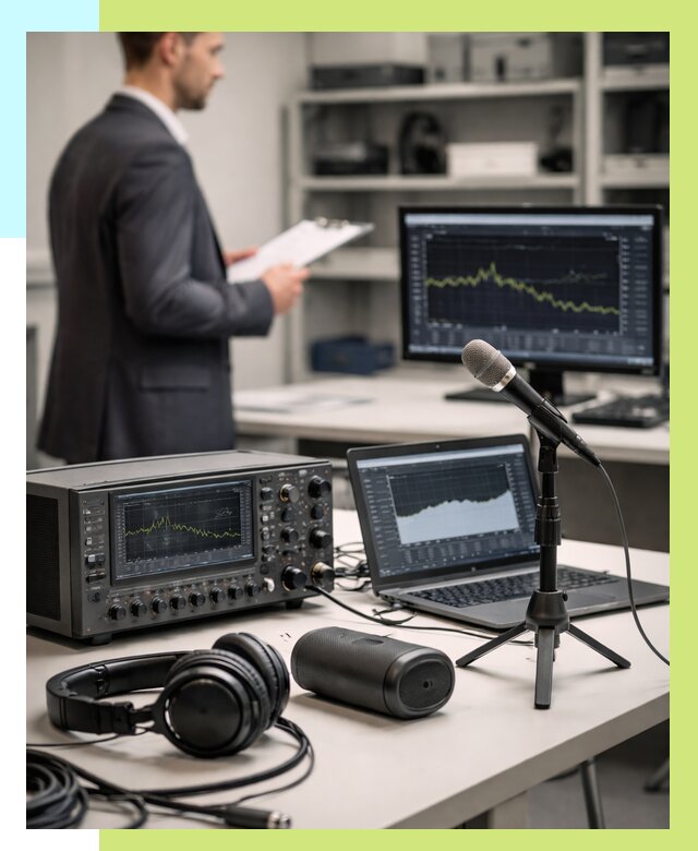 Сертификация аудиотехники в Елабуге от 15192 р., Алешин-Лбг