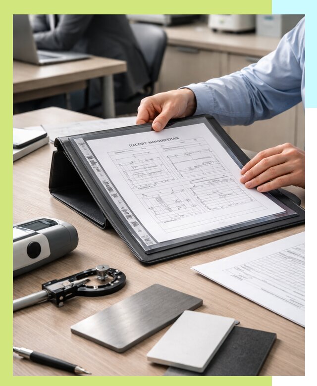 Оформление паспорта материала для продукции в Елабуге