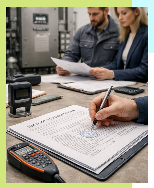 Оформление паспорта эксплуатации оборудования в Елабуге