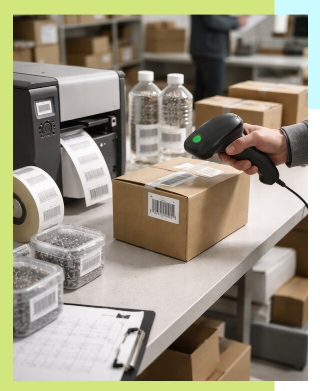 Штрихкодирование продукции и маркировка для продажи в Елабуге