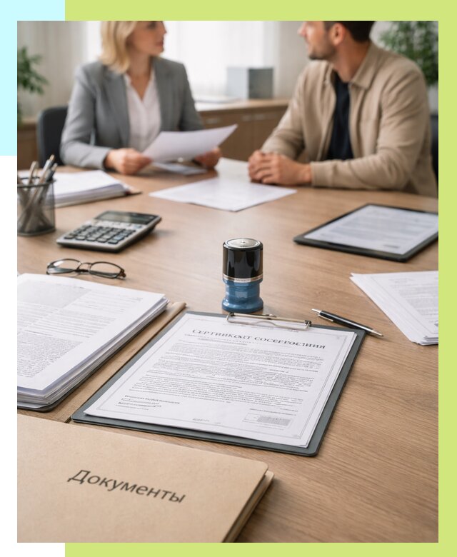 Сертификат соответствия на продукцию в Елабуге от 15192 р.|Алешин-Лбг