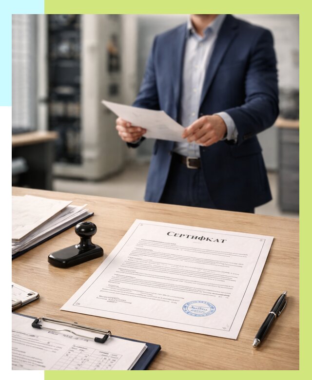 Сертификат на оборудование в Елабуге от 15192 р. | Алешин-Лбг