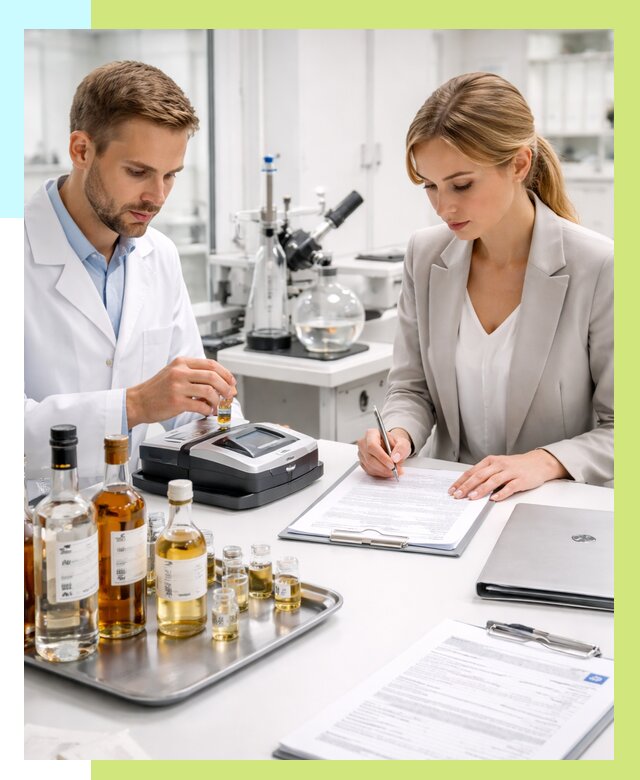 Заключение о спиртосодержании в Елабуге, от 5064 р., Алешин-Лбг