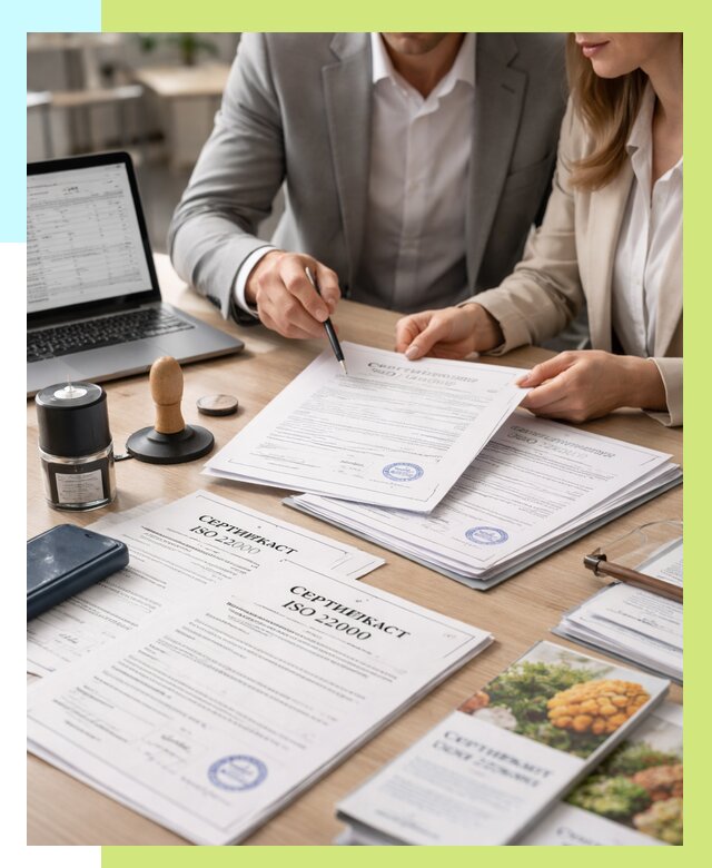 Сертификат ISO 22000 в Елабуге от 40512 р. под ключ | Алешин-Лбг