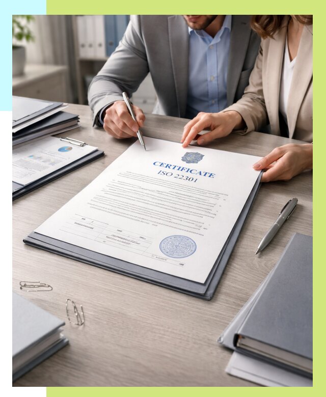 Сертификат ISO 22301 в Елабуге от 45576 р. | Алешин-Лбг срочно