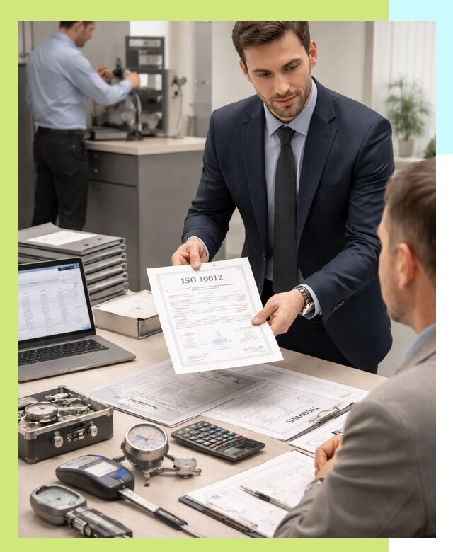 Выдача сертификата ISO 10012 по требованиям метрологии в Елабуге